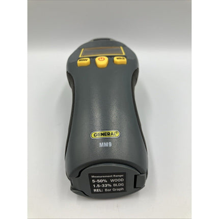 Used General MM9 Combo Moisture Meter Detect Pin + Pinless - Long Island Liquidation