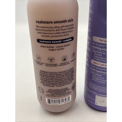 Vanilla Cashmere Shave Oil + cream 6,7 Fl Oz Silk Smooth Skin - Long Island Liquidation