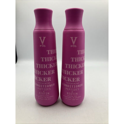 V&Co Thickening Conditioner +Peptides 12 fl oz 2 Pack - Long Island Liquidation
