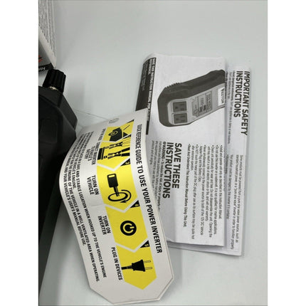 VECTOR 500 Watt Power Inverter, Dual Power Inverter, Two USB Charging Ports - Long Island Liquidation