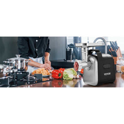VEVOR Electric Meat Grinder, 6.6 Lb/Min, 550W Industrial Meat Mincer - Long Island Liquidation