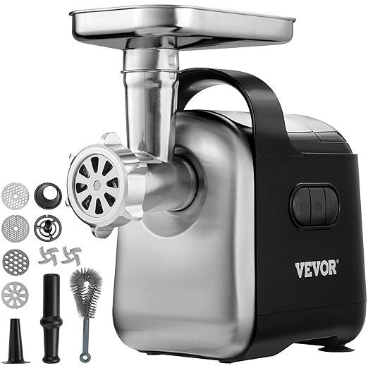 VEVOR Electric Meat Grinder, 6.6 Lb/Min, 550W Industrial Meat Mincer - Long Island Liquidation
