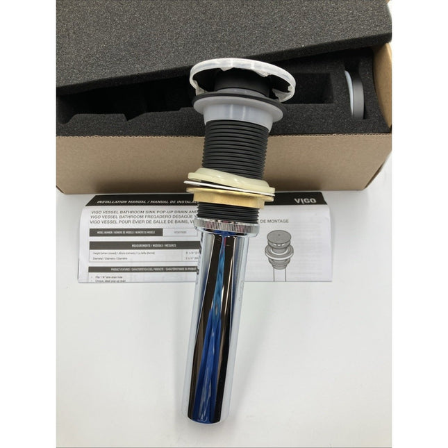 Vigo VG07000 Black 1 - 3/4" Pop - Up Drain Assembly - Long Island Liquidation