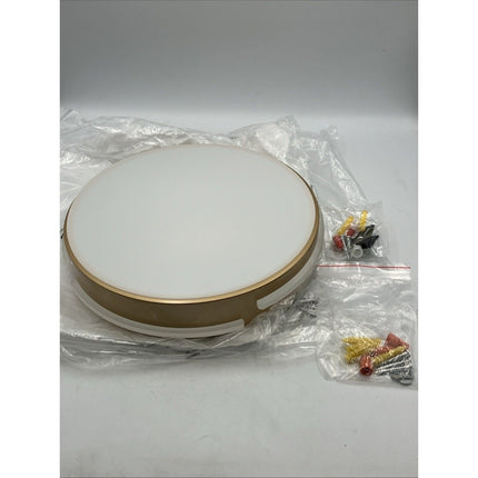 Vikaey Gold LED Ceiling Light, Modern Flush Mount Ceiling Light Fixture, Mini... - Long Island Liquidation