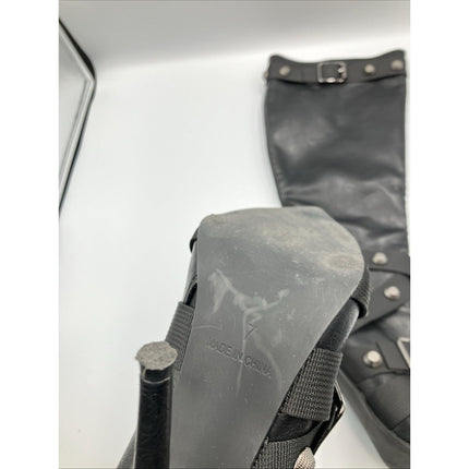 VOMIRA Stiletto Boots for Women Knee High Boots Pointy Toe High Heels 7 - Long Island Liquidation