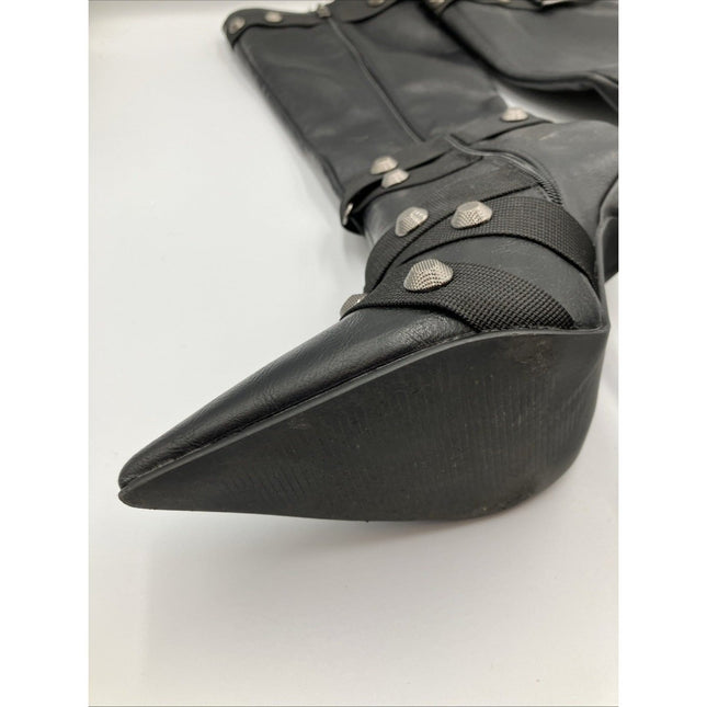 VOMIRA Stiletto Boots for Women Knee High Boots Pointy Toe High Heels 7 - Long Island Liquidation
