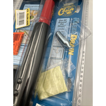 VPC Kleer Drain Opener Air Pressure Clog Remover Sink Toilet Shower Plumbing - Long Island Liquidation