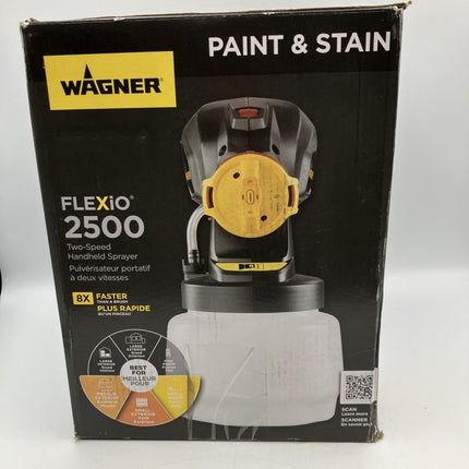 Wagner Flexio 2500 Electric Handheld HVLP Paint and Stain Sprayer - Long Island Liquidation