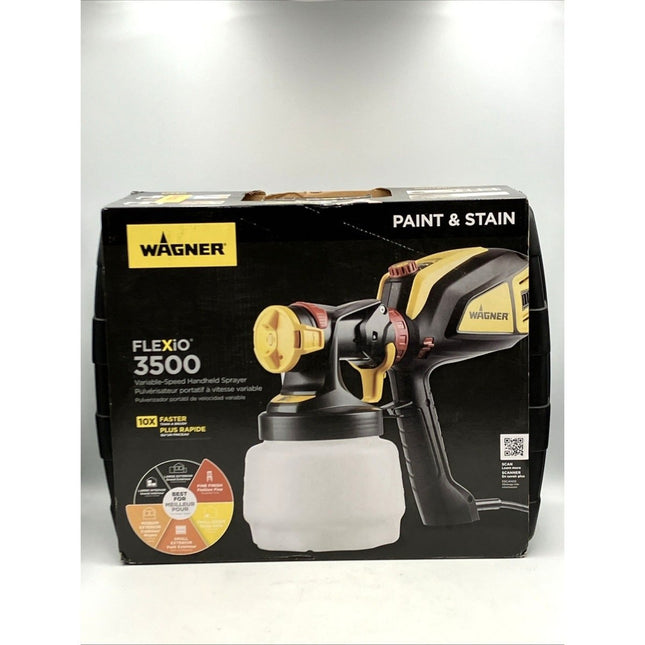 Wagner Flexio 3500 Variable - Speed Electric Handheld Paint & Stain Sprayer - Long Island Liquidation