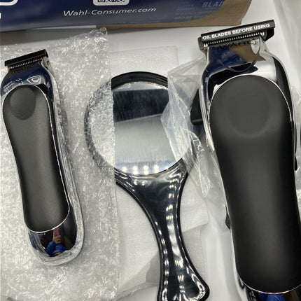 Wahl 79524 - 5201 Deluxe Chrome Pro Hair and Beard Clipping Trimmers - Long Island Liquidation