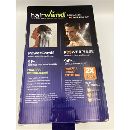 Waterpik 12 - spray 5 in. High PressureDual Shower Head Brushed Nickel INCOMPLETE - Long Island Liquidation