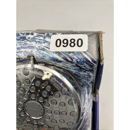 Waterpik 12 - spray 5 in. High PressureDual Shower Head Brushed Nickel INCOMPLETE - Long Island Liquidation