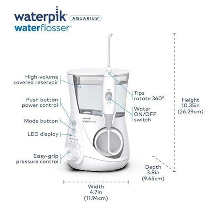 Waterpik Aquarius Water Flosser WP - 660 White - Long Island Liquidation