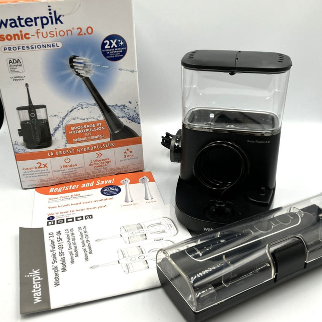 Waterpik Sonic - Fusion 2.0 Professional Flossing Toothbrush - 3 Modes & 2x Speed - Long Island Liquidation