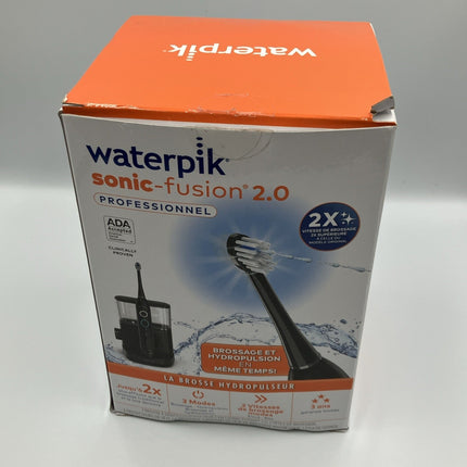 Waterpik Sonic - Fusion 2.0 Professional Flossing Toothbrush - 3 Modes & 2x Speed - Long Island Liquidation