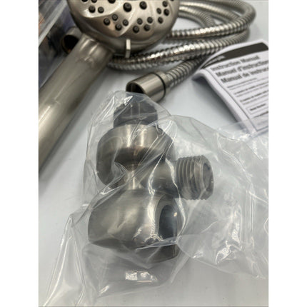 Waterpik Wall Mount Handheld Shower Head Brushed Nickel XDL - 769ME - Long Island Liquidation