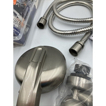 Waterpik Wall Mount Handheld Shower Head Brushed Nickel XDL - 769ME - Long Island Liquidation