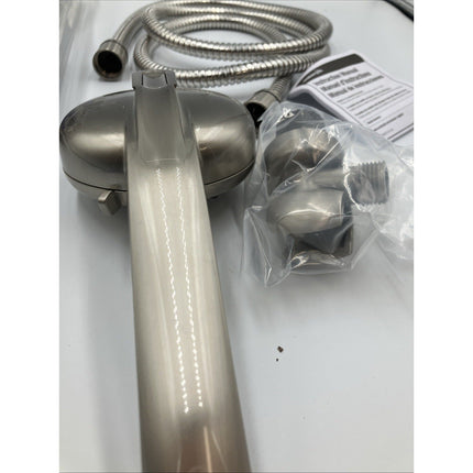 Waterpik Wall Mount Handheld Shower Head Brushed Nickel XDL - 769ME - Long Island Liquidation