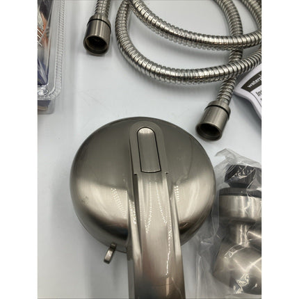 Waterpik Wall Mount Handheld Shower Head Brushed Nickel XDL - 769ME - Long Island Liquidation