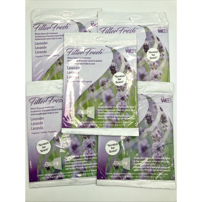 Web FilterFresh Furnace Air Freshener, Lavender Bloom WLAVENDER lot of 5 - Long Island Liquidation