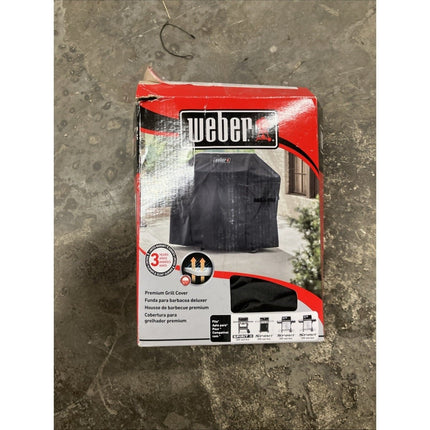 Weber 7139 Spirit 200 Spirit 300 Spirit II 300 Series Premium Grill Cover - Black - Long Island Liquidation