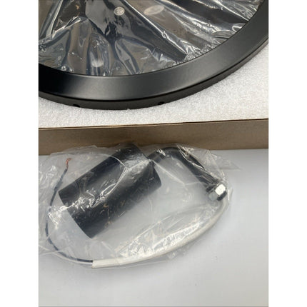 Yansun 2 - Light Flush Mount with Drum Shape Matte Black H - CL019 - Long Island Liquidation