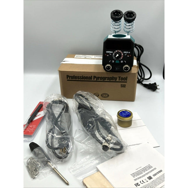 YIHUA 939D - VI Dual Pen Wood Burning Kit with Digital Display - Long Island Liquidation