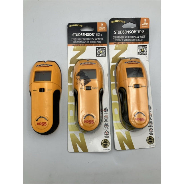 Zircon StudSensor HD55 1 1/2" lot of 3 - Long Island Liquidation