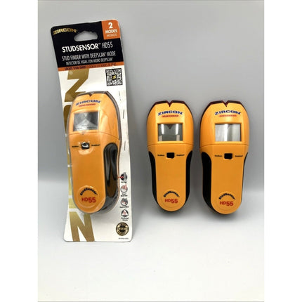 Zircon StudSensor HD55 Stud Finder - Yellow lot of 3 - Long Island Liquidation