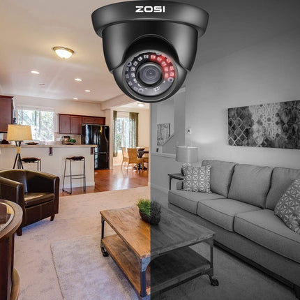 ZOSI 16 Channel 1080p DVR Hard Drive 2TB + 4pack 1080P Security Camera | H.265+ - Long Island Liquidation