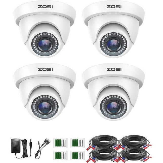 ZOSI 16 Channel 1080p DVR Hard Drive 2TB + 4pack 1080P Security Camera | H.265+ - Long Island Liquidation