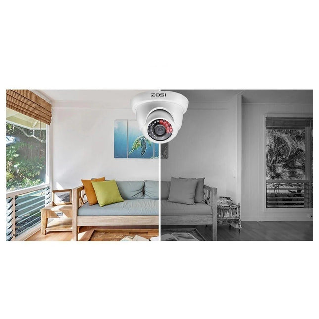 ZOSI 16 Channel 1080p DVR Hard Drive 2TB + 4pack 1080P Security Camera | H.265+ - Long Island Liquidation
